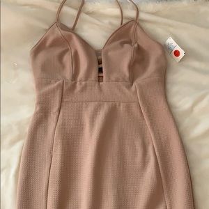 Tan dress
